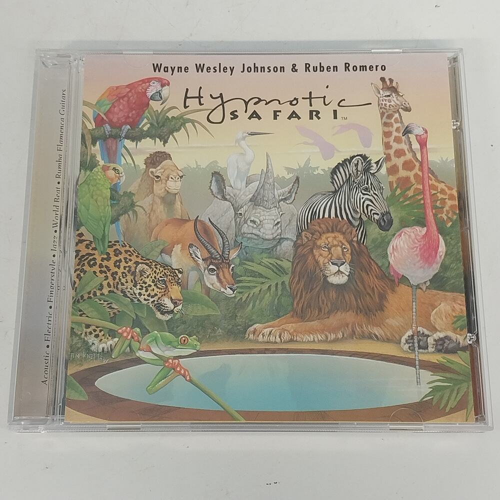 Wayne Wesley Johnson Ruben Romero Hypnotic Safari CD New Age World Jazz